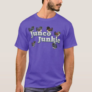 Cute Cartoon Junco Junkie Birdorable Birds Darkeye T-Shirt