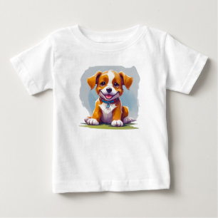 Cute cartoon kawaii dog everyday outfits baby T-Shirt