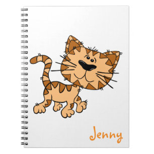 Cute Cartoon Kitty Cat Notebook