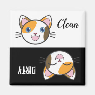 Cute Cartoon Kitty Dishwasher Magnet
