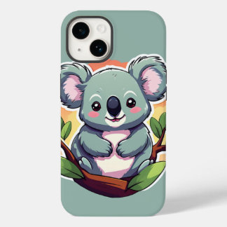 Cute Cartoon Koala Case-Mate iPhone 14 Case