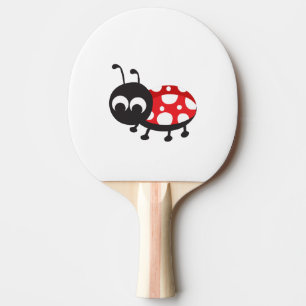 Cute Cartoon Ladybug Ping Pong Paddle