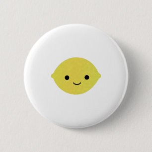 Cute Cartoon Lemon 6 Cm Round Badge