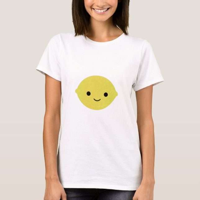 Cute Cartoon Lemon T-Shirt (Front)
