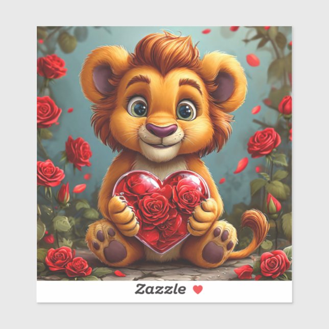 Cute Cartoon Lion (Sheet)