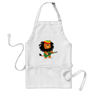 Cute Cartoon Lion of Zion Apron