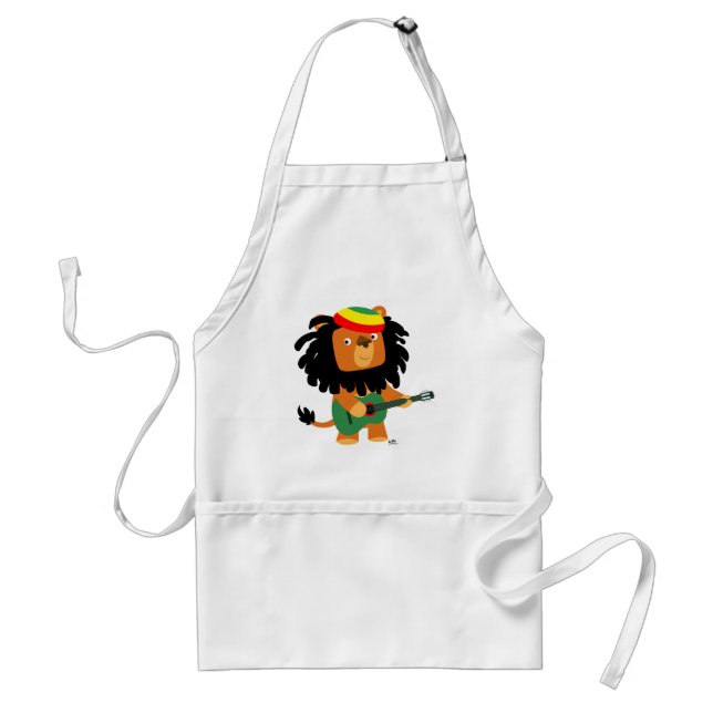 Cute Cartoon Lion of Zion Apron (Front)
