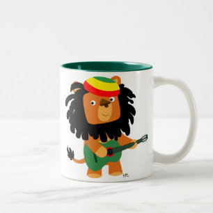 Cute Cartoon Lion of Zion Mug
