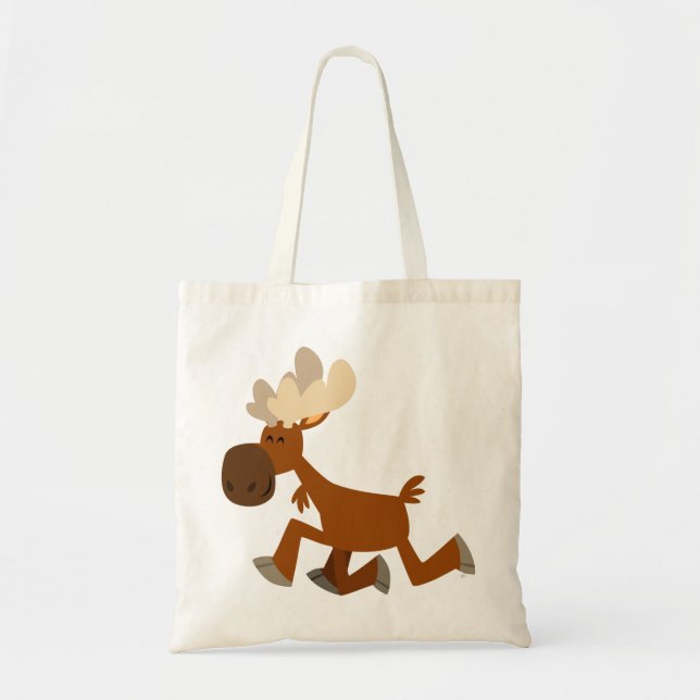 Cute Cartoon Merry Moose Bag (Front)