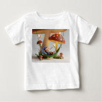 Cute Cartoon Monkey Sleeping in a Magic Mushroom F