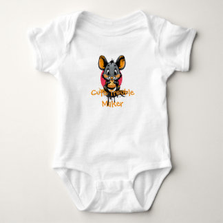 Cute Cartoon Mouse Baby Bodysuit