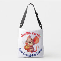 Cute cartoon mouse with crispy cookie