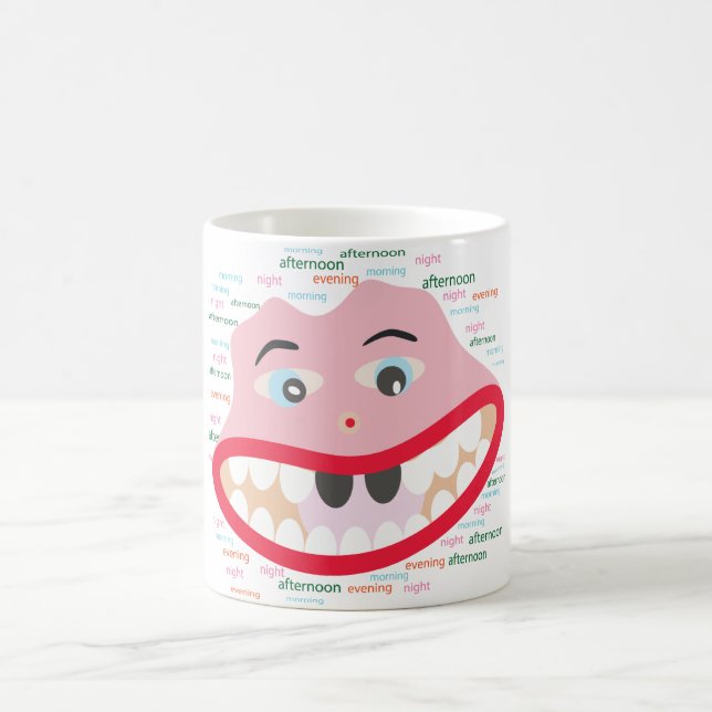 cute cartoon mug (Center)