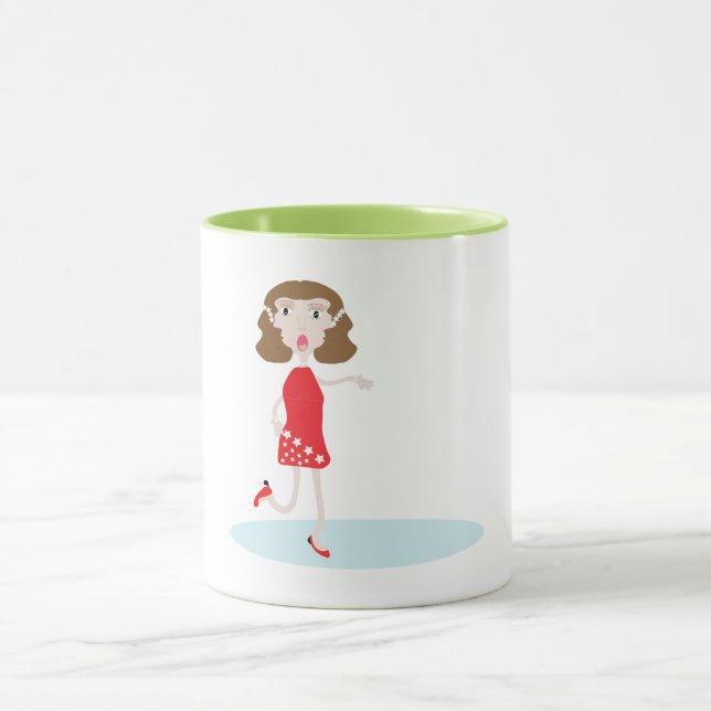 cute cartoon mug (Center)