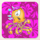 Cute cartoon octopus coaster