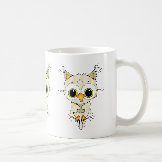 cute cartoon owl coffee mug (Right)