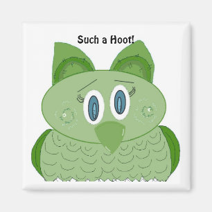 Cute Cartoon Owl Magnet