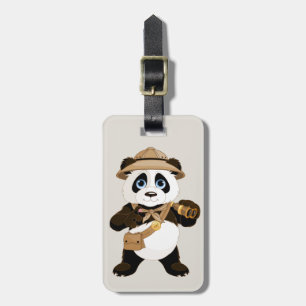 Cute cartoon Panda Bear Luggage Tag