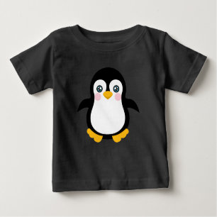 Cute Cartoon Penguin Design Baby T-Shirt