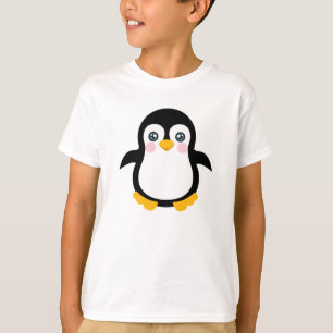 Cute Cartoon Penguin Design T-Shirt
