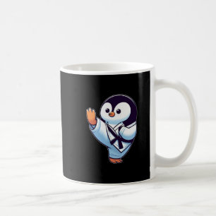 Cute Cartoon Penguin Karate Martial Arts  Coffee Mug