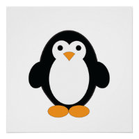 Cute Cartoon Penguin