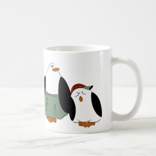 Cute Cartoon Penguins Coffee Mug