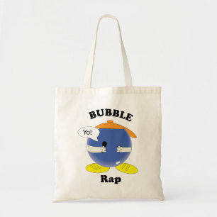 Cute Cartoon Performer Saying “Yo!” Fun Music Tote Bag