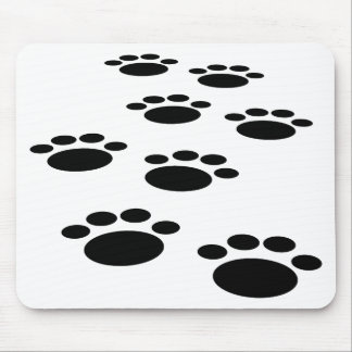 Cute Cartoon Pet Paw Trail Mouse Pad