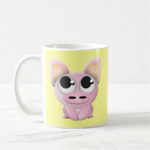 Cute Cartoon Pig Coffee Mug