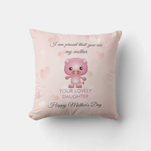 Cute Cartoon Pig Cushion
