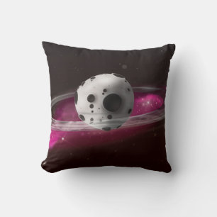 Cute cartoon Planet with rings Cushion