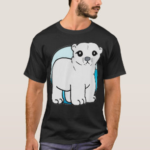 Cute Cartoon Polar Bear for Animal Lovers and Enth T-Shirt