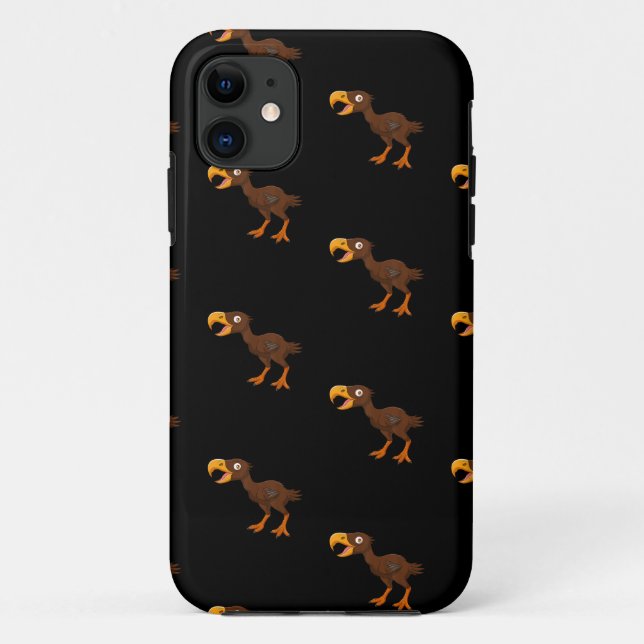 Cute Cartoon Prehistoric Animals Terror Bird  Case-Mate iPhone Case (Back)
