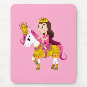 Cute cartoon princess mouse pad