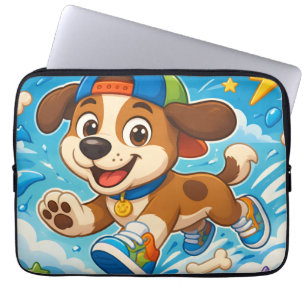 Cute Cartoon Puppy Kids  Laptop Sleeve