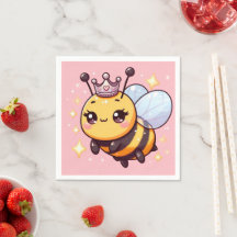 Cute Cartoon Queen Bee