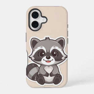 Cute Cartoon Racoon Phone Case