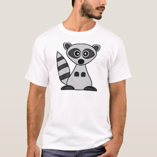 Cute Cartoon Racoon T-Shirt
