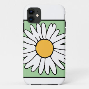 Cute Cartoon Retro Daisy Spring Garden Flower iPhone 11 Case