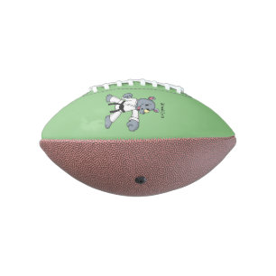 Cute cartoon rhino kung fu cartoon football