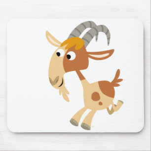 Cute Cartoon Running Goat Children Mousepad