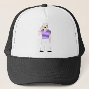 Cute Cartoon Sailor Trucker Hat