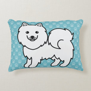 Cute Cartoon Samoyed Decorative Cushion