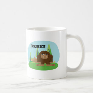 Cute Cartoon Sasquatch Coffee Mug