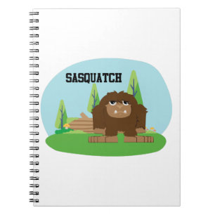 Cute Cartoon Sasquatch Notebook