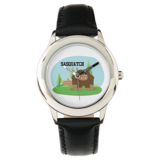 Cute Cartoon Sasquatch Watch (Front)