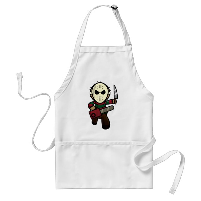 Cute Cartoon Serial Killer Standard Apron (Front)