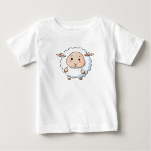 Cute Cartoon Sheep Baby T-Shirt