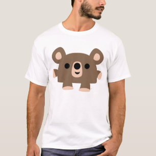 Cute Cartoon Short Bear women T-shirt